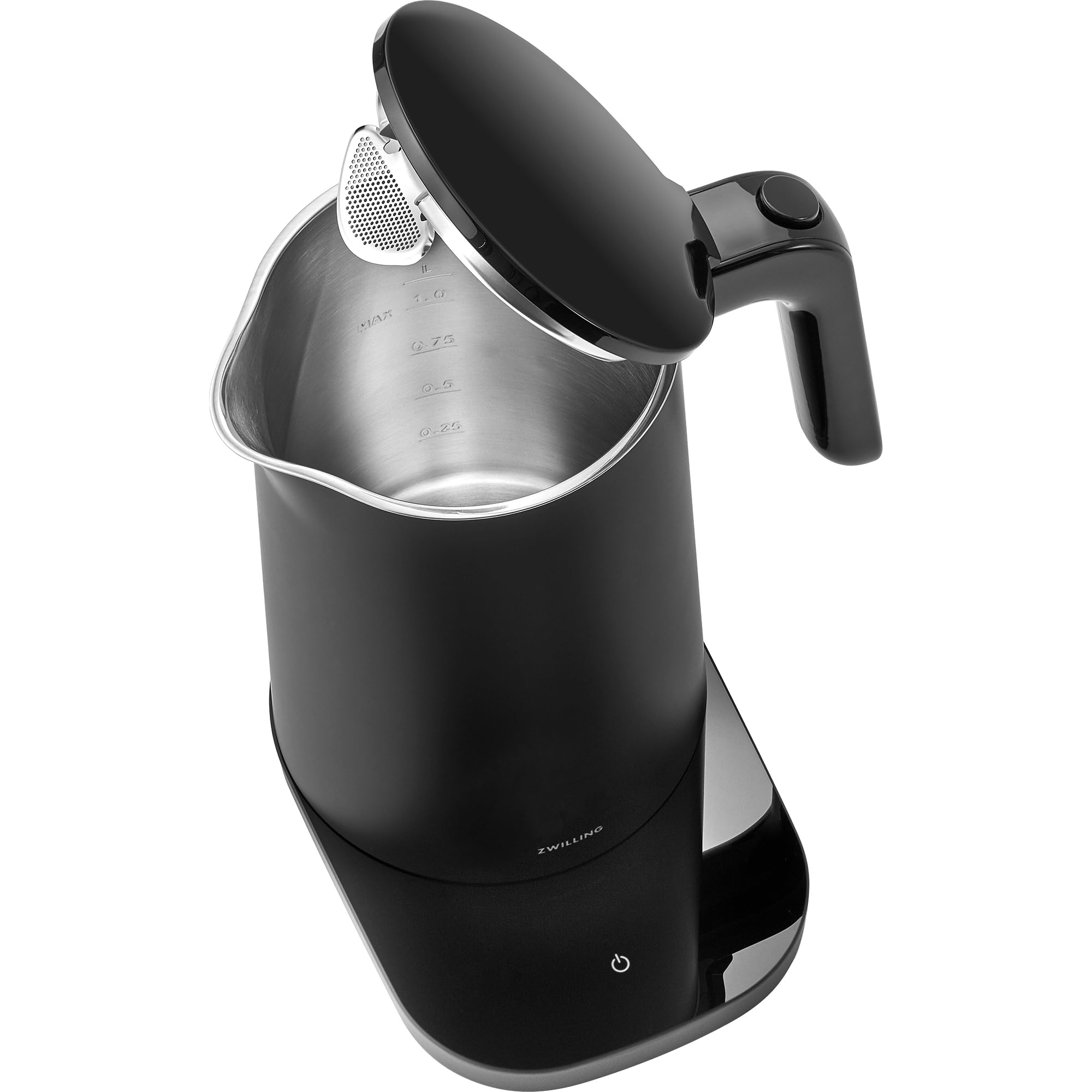 ZWILLING Enfinigy Cool Touch 1-Liter Electric Kettle Pro, Cordless Tea Kettle & Hot Water - Black - Image 3