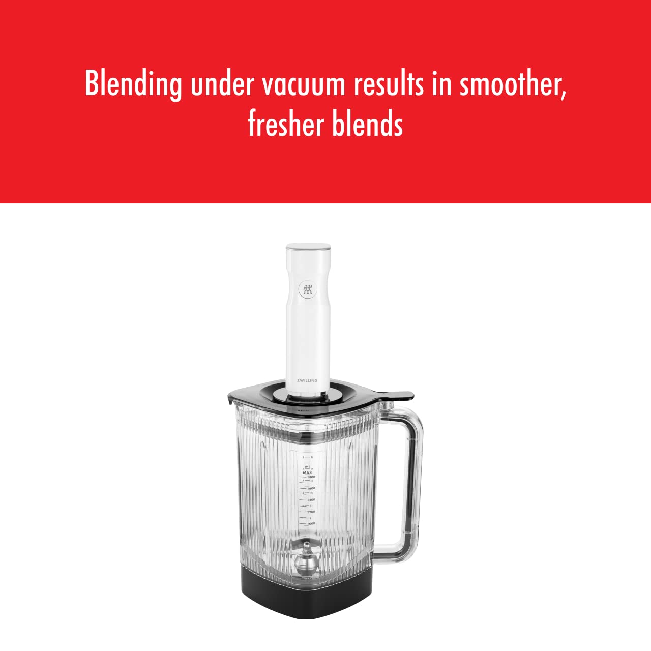 ZWILLING Enfinigy Vacuum Lid for Power Blender Jar - Black - Image 3