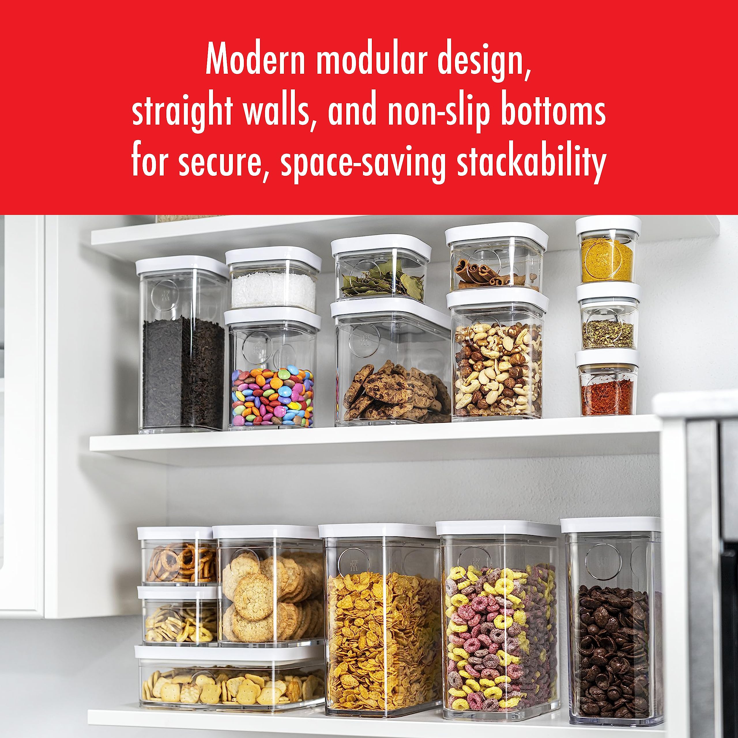 ZWILLING Fresh & Save Cube Boxes, Plastic, Airtight Dry Food Storage Container, Small Tall Cube, 3S Container, 1.4-qt - Image 6
