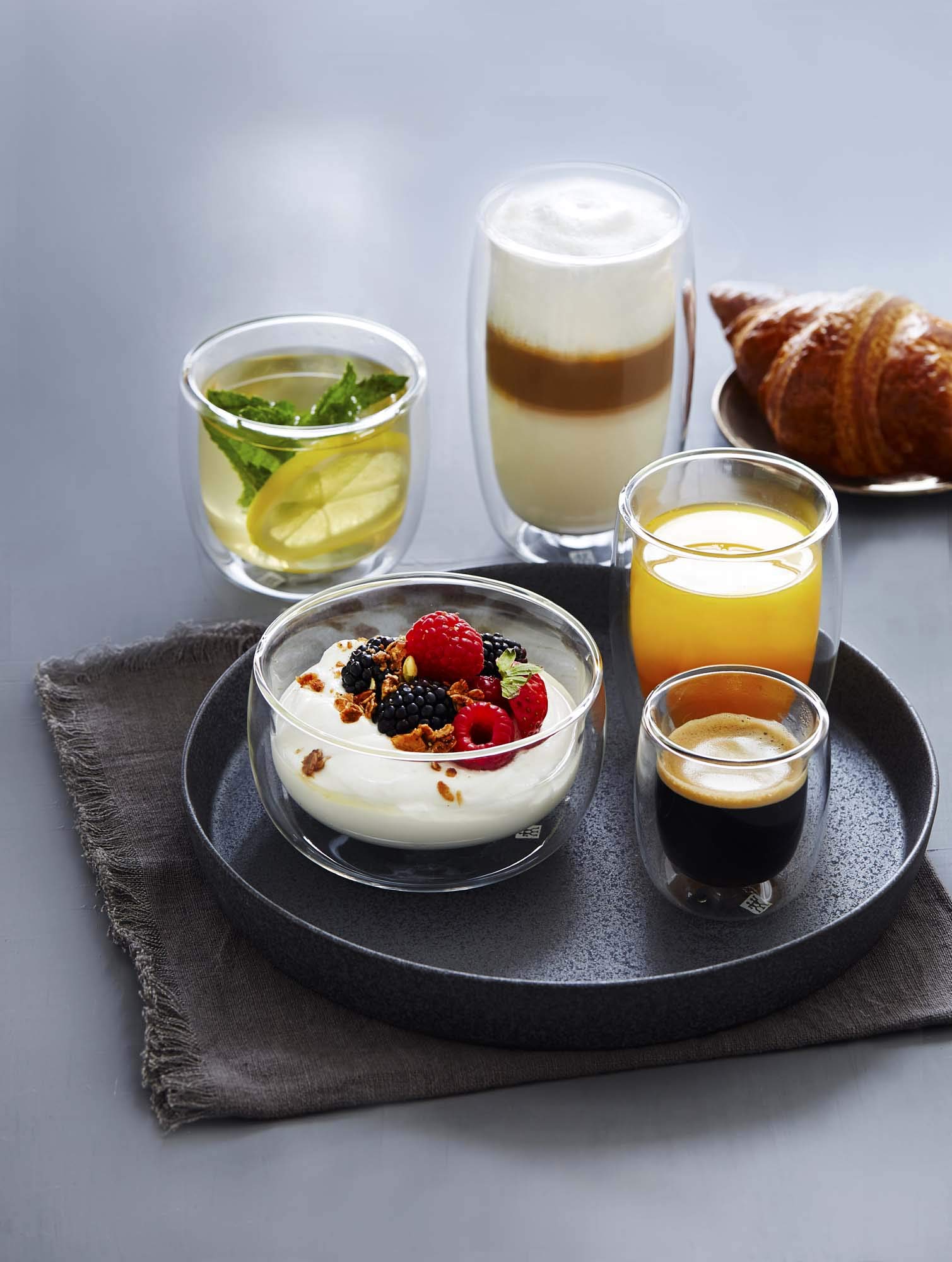 ZWILLING Sorrento 2-pc Double-Wall Glass Bowl Set, 9.4-oz, 280ml - Image 4
