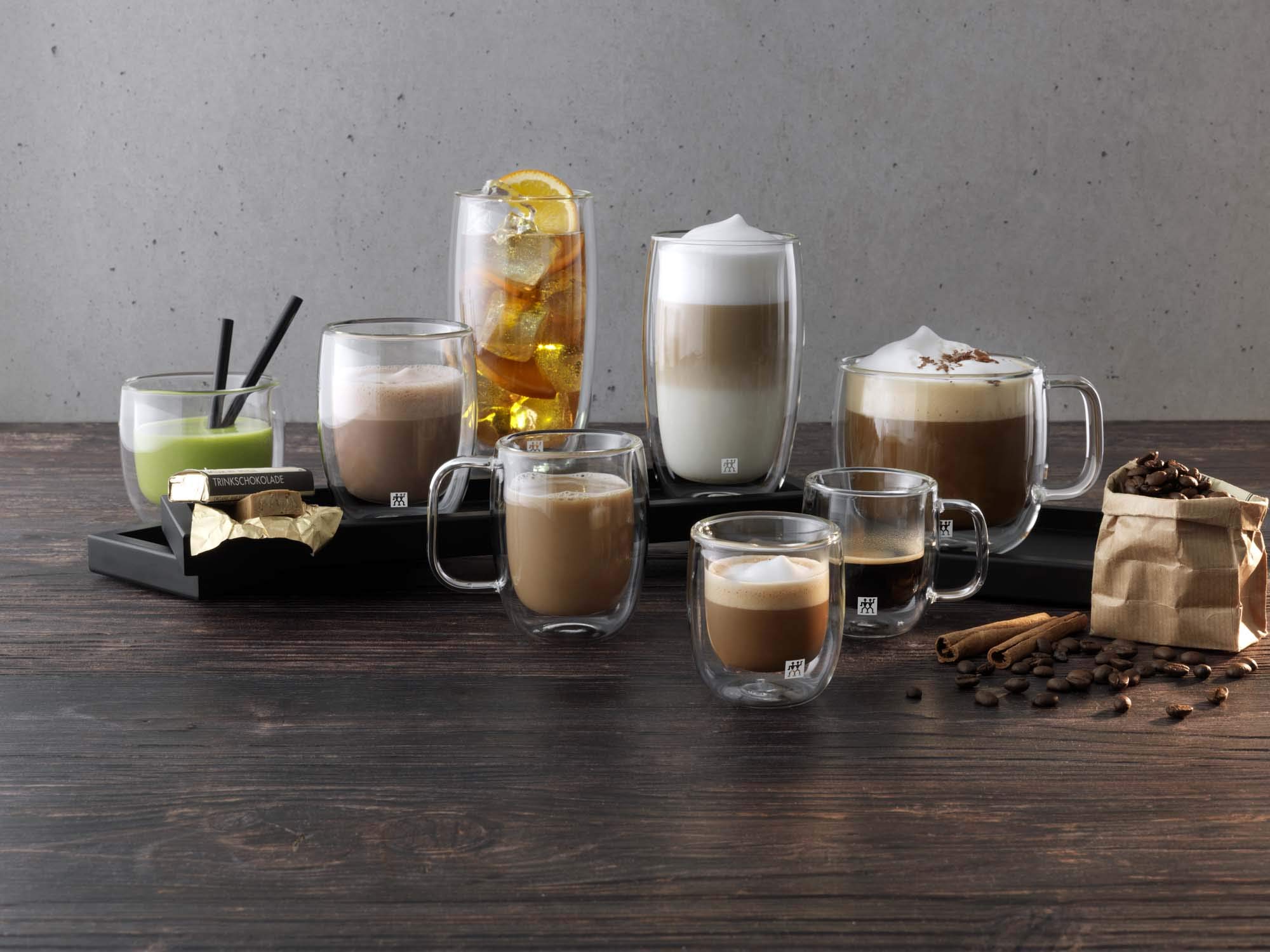 ZWILLING Sorrento 2-pc Double-Wall Glass Espresso Cup Set - Image 3