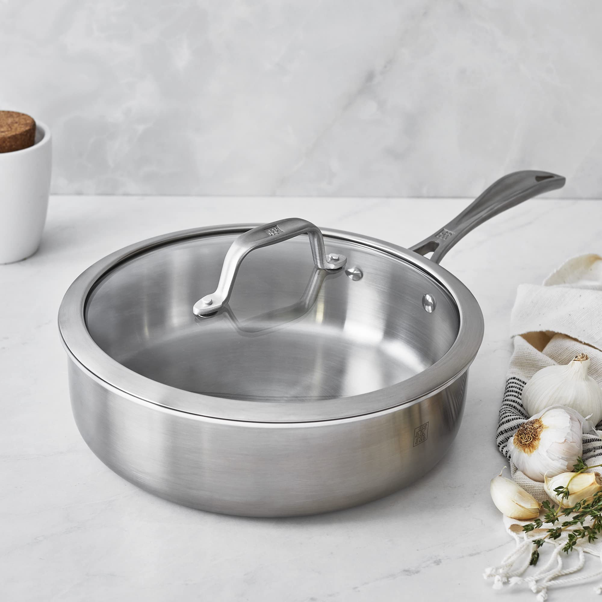 ZWILLING Spirit 3-ply 3-qt Stainless Steel Saute Pan - Image 5
