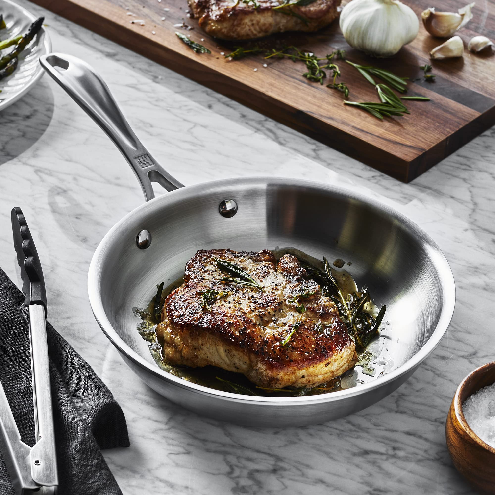ZWILLING Spirit 3-ply 8-inch Stainless Steel Fry Pan - Image 5